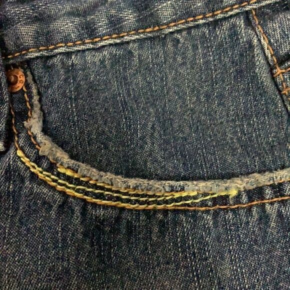 Levi’s 518 Superlow Denim Mini Skirt - Size 5 - Picture 5 of 7